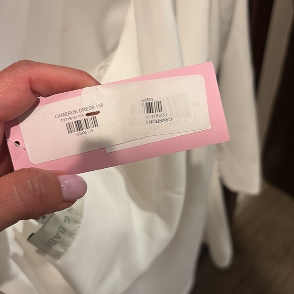 SACHIN & BABI Anthropologie Cameron Lace-Trim Crepe Minidress size 6 NWT $495 - Picture 6 of 6